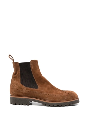Eleventy brogue Chelsea boots - Brown