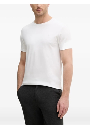 Trussardi logo-embroidered T-shirt - White
