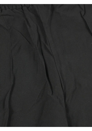 Burberry Pre-Owned 2020s logo-embroidery trousers - Black