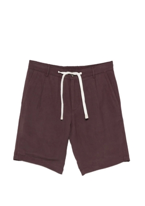 Eleventy drawstring-waist shorts - Red