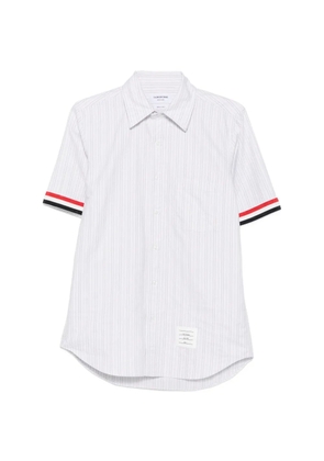 Thom Browne striped short-sleeve shirt - White