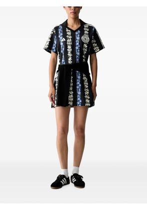 adidas MINI floral-print 3-Stripes dress - Black