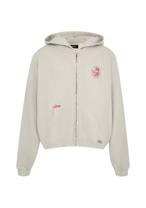 Nahmias Youth Enrichment graphic-print zip-up hoodie - Grey