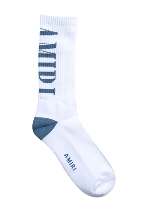 AMIRI logo-print socks - White