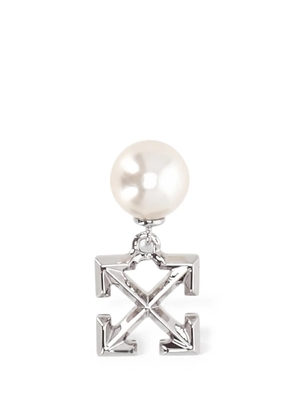 Off-White signature-Arrows earring - Silver