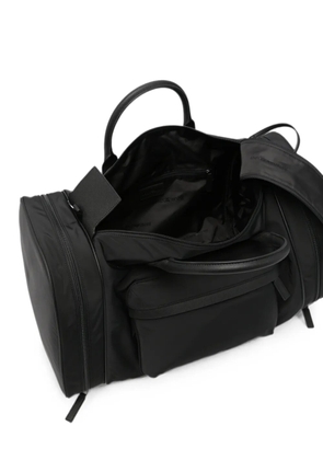 Emporio Armani logo-plaque holdall - Black