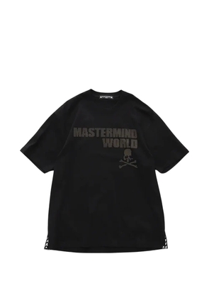 Mastermind World MW studded skull-print T-shirt - Black