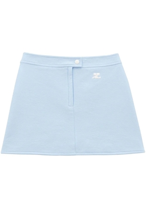 Courrèges Iconique vinyl skirt - Blue