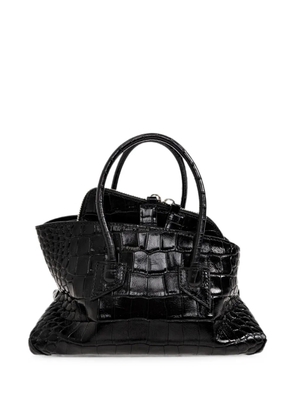The Attico ''La Passeggiata Mini'' black top handle bag