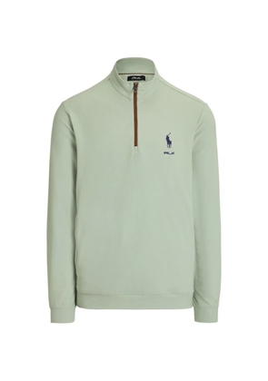 RLX Ralph Lauren logo-embroidered quarter-zip sweater - Green