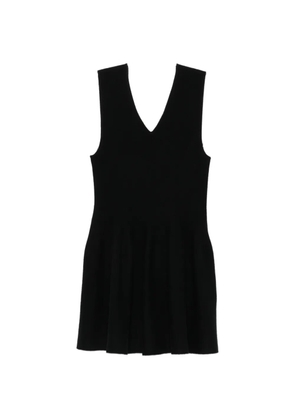 Lisa Yang V-neck mini dress - Black