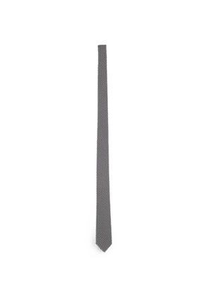 Lardini geometric-pattern tie - Grey