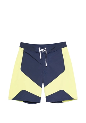 Stüssy Octane Board panelled drawstring shorts - Blue