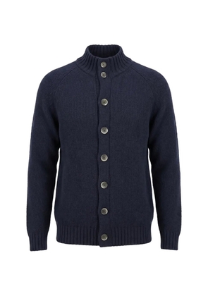 Altea button-up high-neck cardigan - Blue