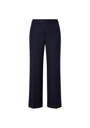Tela Andrew turn-up trousers - Blue