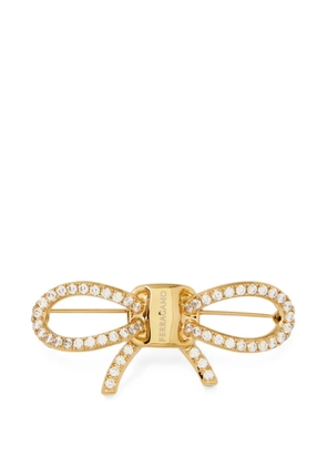Ferragamo Vara bow brooch - Gold