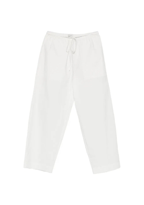 St. Agni drawstring-fastening cropped pants - White