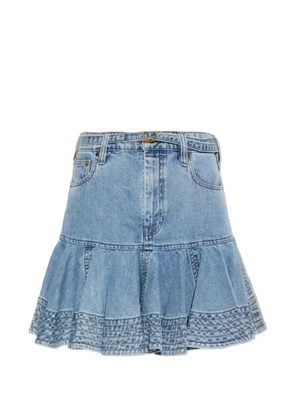 ZIMMERMANN Indra denim mini skirt - Blue
