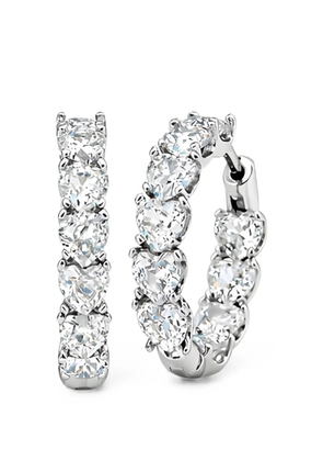 Velora Vie Circle of Desire hoop earrings - Silver