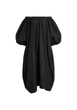 Valentino Garavani off-shoulder puff-sleeve dress - Black