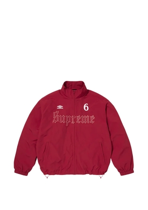 Supreme x Umbro® Rhinestone track jacket - Red
