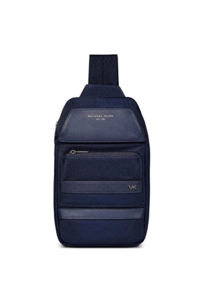PIQUADRO logo-detail backpack - Blue