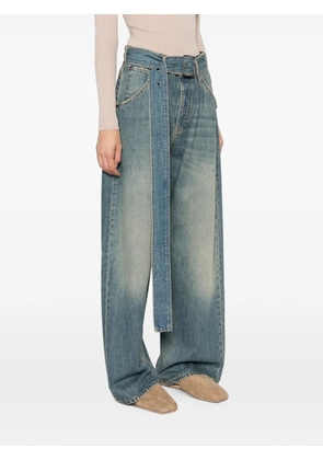 DARKPARK belted wide-leg jeans - Blue