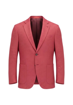Isaia single-breasted blazer - Red