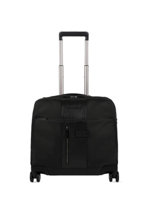 PIQUADRO leather-trim wheeled luggage - Black