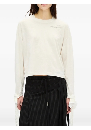 Ann Demeulemeester Niki long-sleeved T-shirt - White