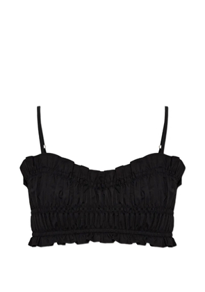 Michael Michael Kors ruched crop top - Black