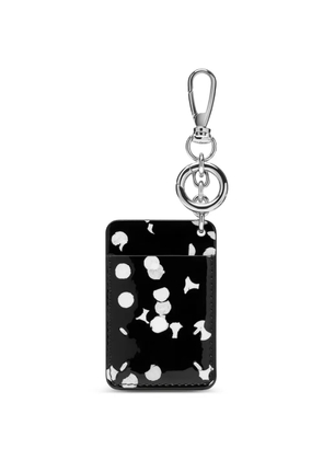 Maison Margiela confetti-print keyring card - White