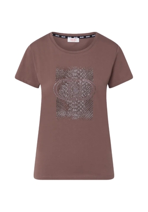 LIU JO logo T-shirt - Brown