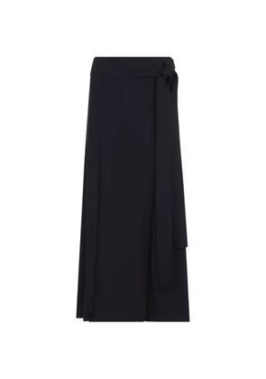 Studio Nicholson wrap-front tie-fastening maxi skirt - Black