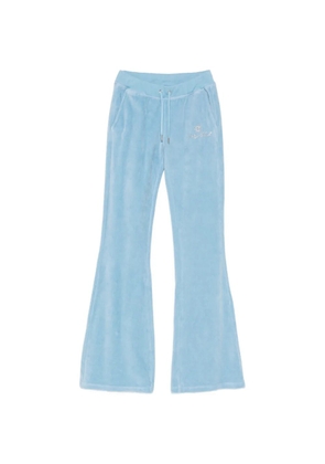 Sporty & Rich logo-embellished track pants - Blue