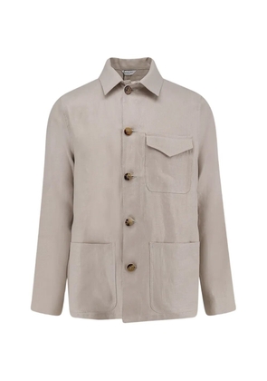 Boglioli Sahariana linen jacket - Neutrals