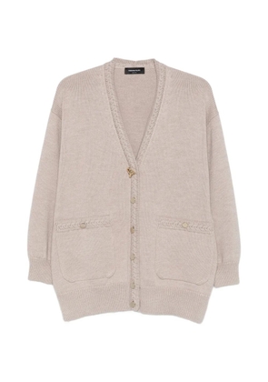 Fabiana Filippi V-neck wool cardigan - Neutrals