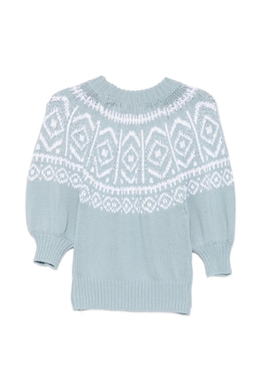 Altuzarra Howard Fair Isle-knit - Blue