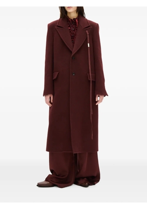 Ann Demeulemeester Aldina coat - Red