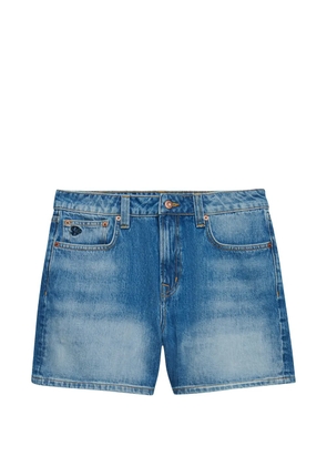 Superdry mid-rise denim shorts - Blue
