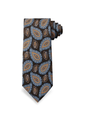 Bona Furtuna paisley-print tie - Brown