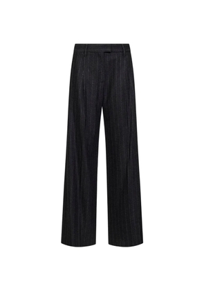 Brunello Cucinelli stripe-pattern tailored trousers - Grey