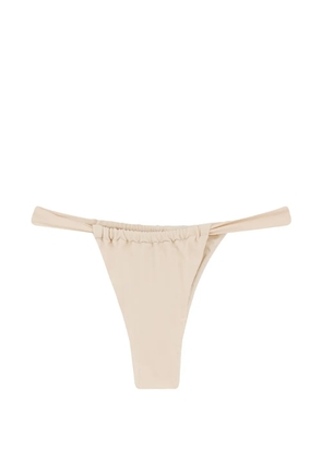PatBO X Camila Coelho Golden Dune high-cut bikini bottoms - Neutrals