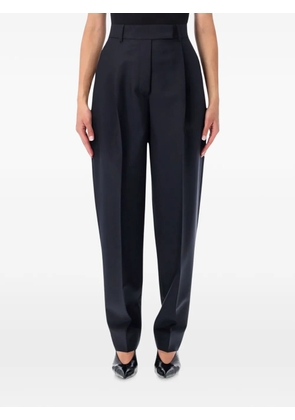 Róhe pleated mohair-blend trousers - Blue