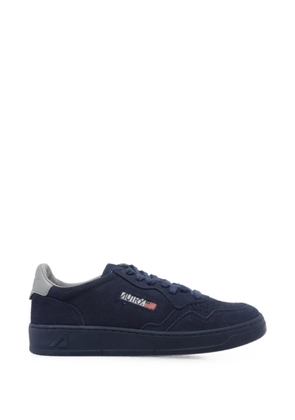 Autry Medalist Low perforated panelled sneakers - Blue