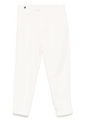 PT Torino tapered chinos - White