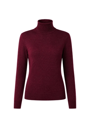 Calvin Klein metallic-effect sweater - Red