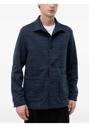 BOSS button-up patch-pocket shirt - Blue