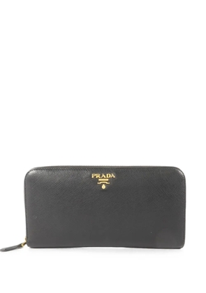 Prada Pre-Owned logo-detail wallet - Black