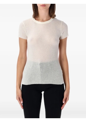James Perse ribbed-knit T-shirt - Neutrals